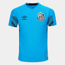 Camisa Santos 25/26 Goleiro Umbro Masculina - Azul+Preto