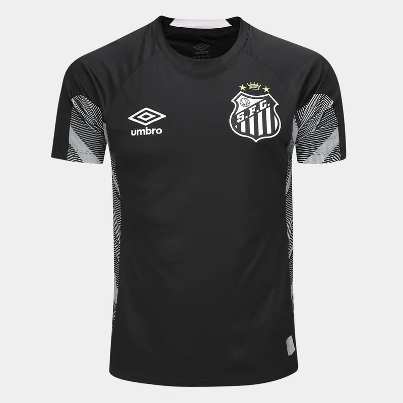 Camisa Santos 25/26 Goleiro Umbro Masculina - Preto